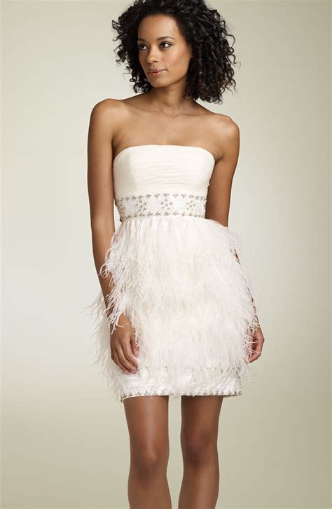 White Cocktail Dress Picture Collection