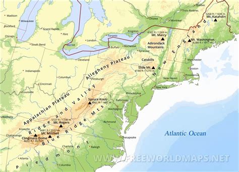 The Appalachian Mountains On A Map Long Dark Ravine Map