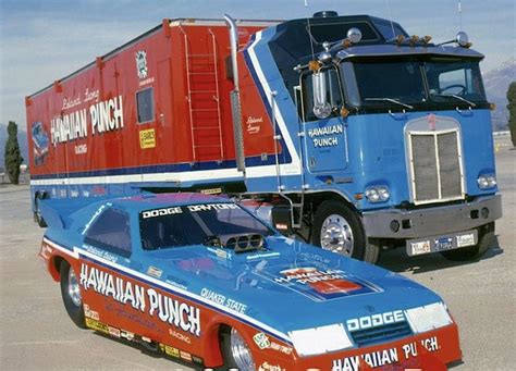 Hawaiian Punch 1983 Dodge Daytona Funnycar Funny Car Drag Racing