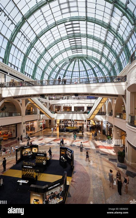 Uae Dubai Al Barsha Mall Of The Emirates Interior Stock Photo Alamy