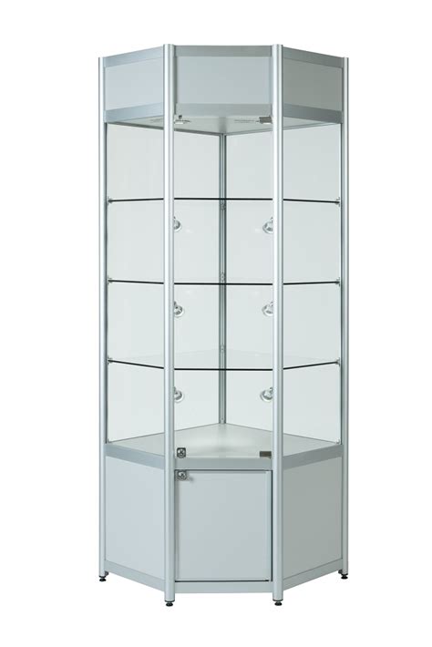 The cheapest offer starts at £5. 1000mm Retail Corner Glass Display Cabinet With Storage