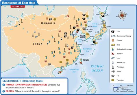 East Asia Landforms And Resources