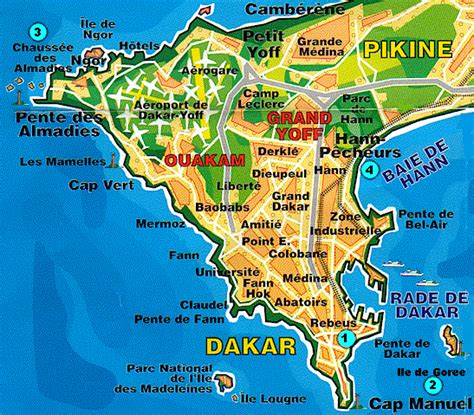 Dakar Senegal Transportation Guide Maps