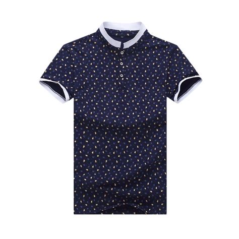 Summer Fashion Mens Newest Design No Collar Polo Shirts Wholesale Buy