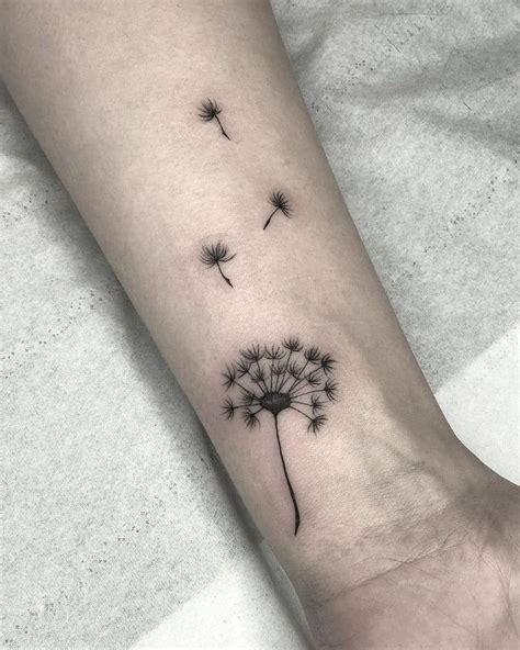 Wrist Dandelion Tattoo Next Luxury