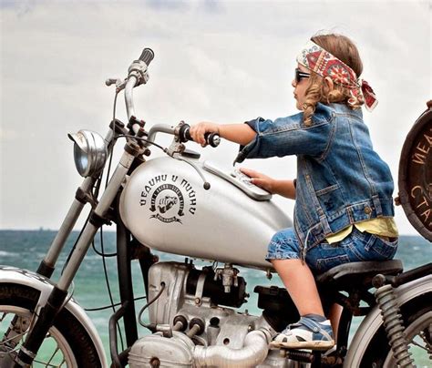 Baby Girl Riding Motorcycle Girl Riding Motorcycle Riding Motorcycle