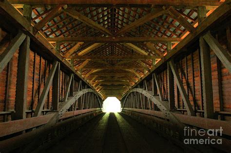 Inside The Covered Bridge Photograph By Maili Page Fine Art America