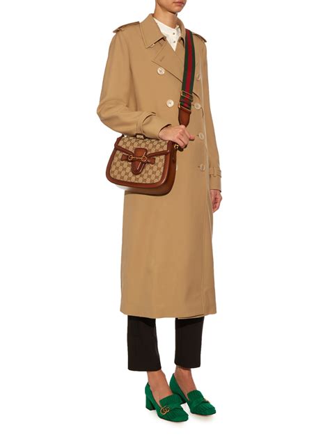 Lyst Gucci Lady Web Medium Shoulder Bag In Brown