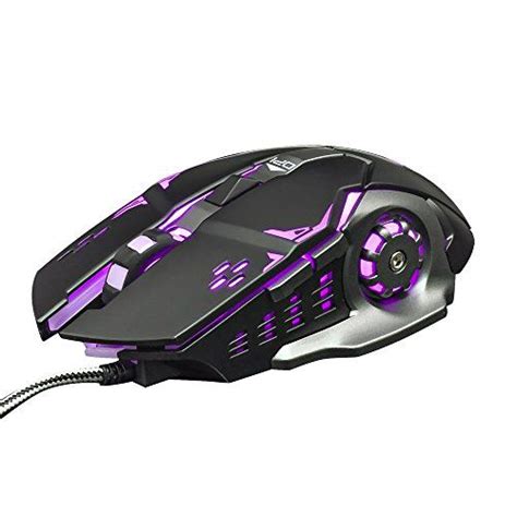 Yykj 3200dpi Wired Mouse With 4 Adjustable Dpi Levels6 Buttons Usb Led
