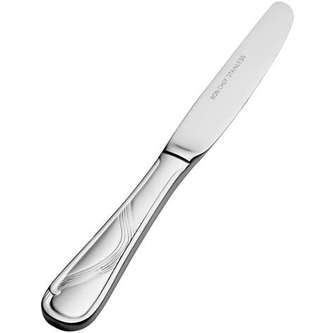 Bon Chef S2217 Wave 7 188 Stainless Steel European Size Solid Handle