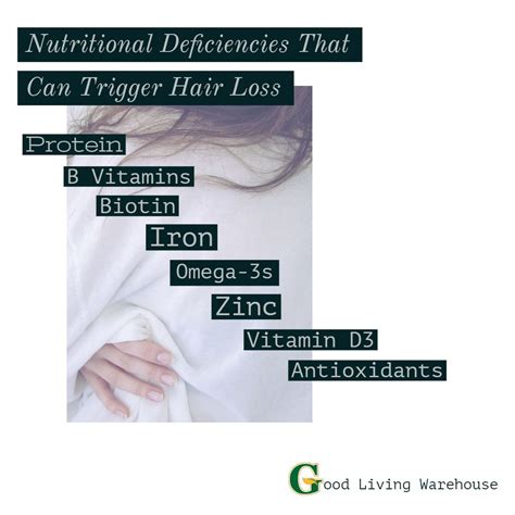 Of course it is vital to ensure. Nutritional Deficiencies That Can Trigger Hair Loss. # ...