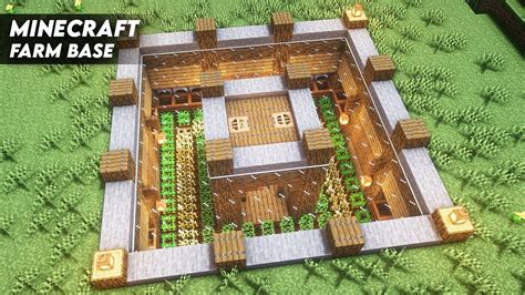 Minecraft Underground Farm Base Tutorial How To Build An Underground