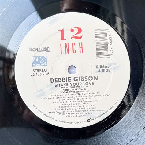 Debbie Gibson Shake Your Love Vinyl Lp Record 1987 Etsy