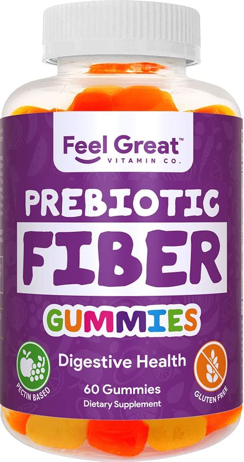 Prebiotic Fiber Gummies By Feel Great Vitamin Co 60