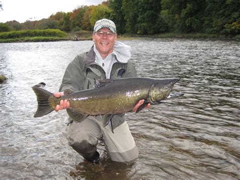 King Chinook Salmon Fly Fishing Country