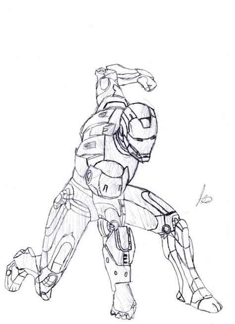 Iron Man Sketch By Adscorpo On Deviantart