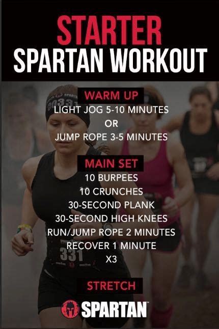 Starter Spartan Race Workout Spartan Training Spartan Workout
