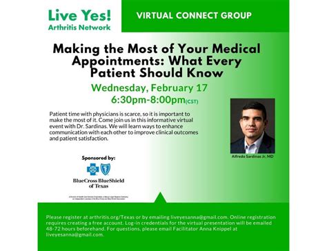 Virtual Event Making The Most Of Your Medical Appointments What Every