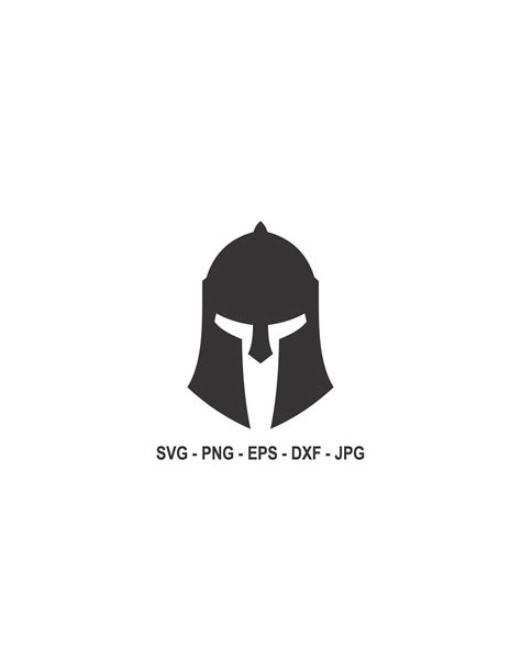 Spartan Helmet Svghelmet Svginstant Downloadsvg Png Eps Etsy