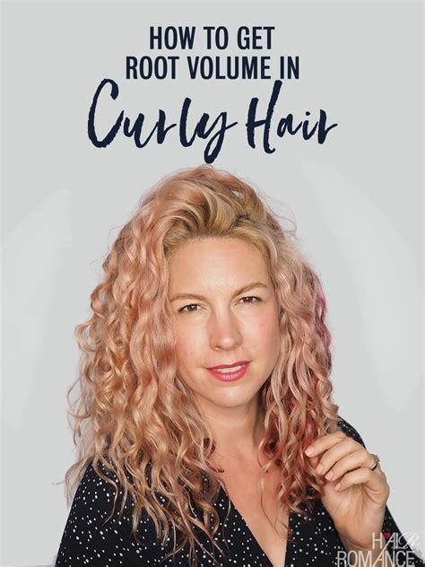 Run your fingers upwards through your hair, starting at the roots. How to get root volume in curly hair - Hair Romance