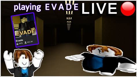 Playing Evade Live Roblox Youtube