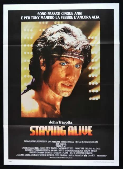Manifesto Staying Alive Sylvester Stallone John Travolta Tony Manero