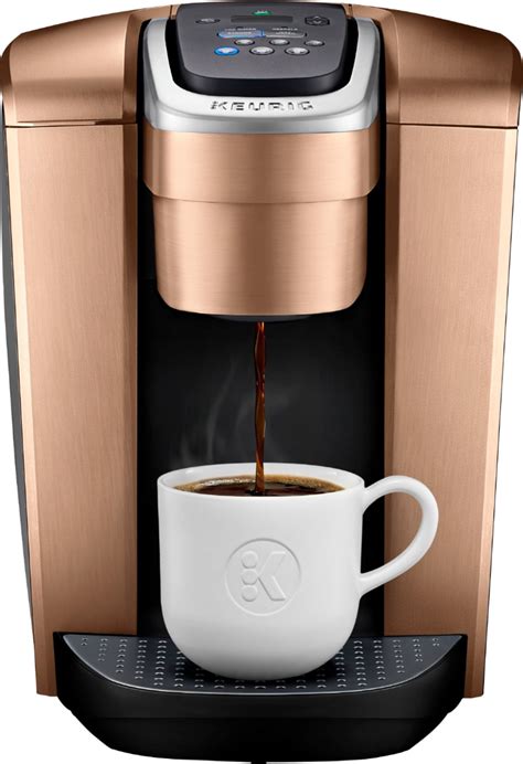Customer Reviews Keurig K Elite Single Serve K Cup Pod Coffee Maker Brushed Copper 5000203821