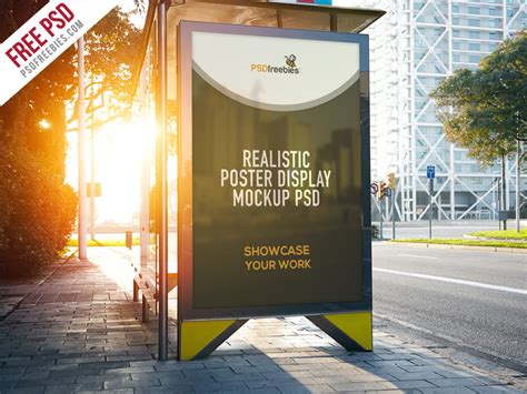 Enjoy your favorite videos on your own terms. Poster Display PSD Mockup Download for Free | DesignHooks