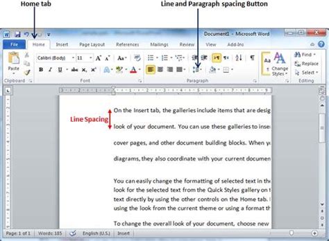 Word Spacing Between Lines Change Spacing Between Paragraphs Word