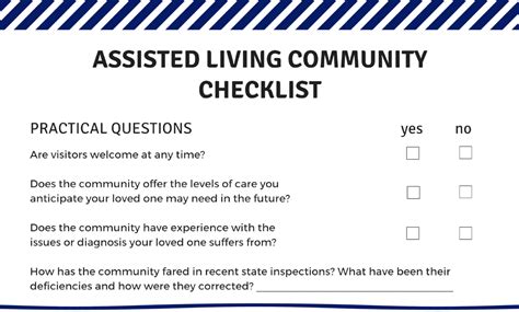 Choosing An Assisted Living Community Checklist Blog Slu