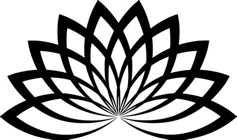 Svg Lotus Floral Flower Free Svg Image And Icon Svg Silh