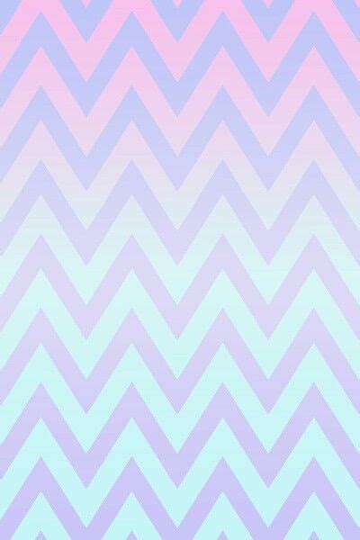 Pastel Colored Chevron Pattern Pink To Blue With Pale Purple Zig Zag