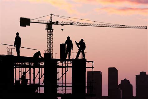 Skyscraper Construction Worker Stock Photos Pictures And Royalty Free