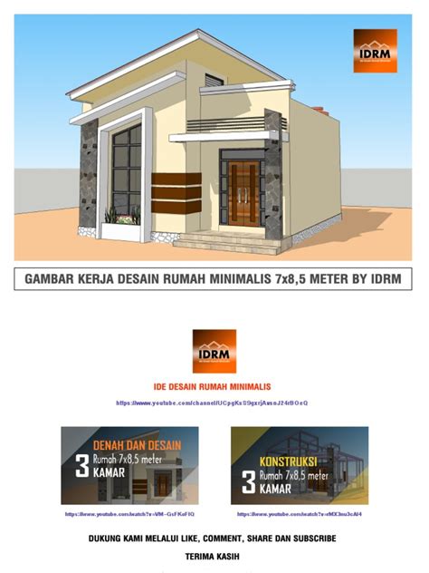 Maybe you would like to learn more about one of these? GAMBAR KERJA Desain Rumah Minimalis 7x8,5 meter.pdf