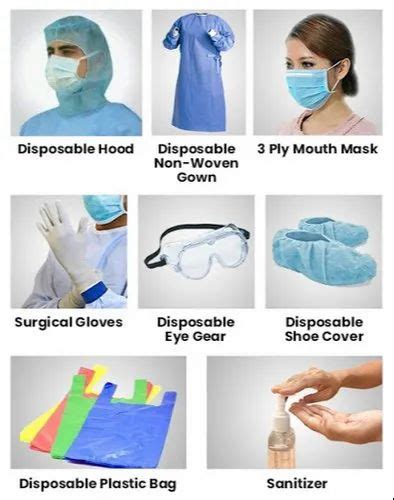 Non Woven Disposable Personal Protective Equipment Kit For Hospital At