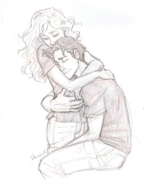 40 Romantic Couple Pencil Sketches And Drawings Sketches Percabeth