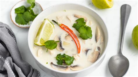 Tom Kha Gai Thai Coconut Chicken Soup Recipe