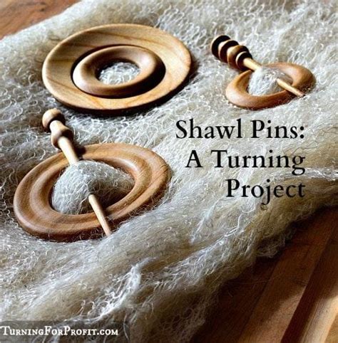 Wooden Shawl Pins Make A Beautiful Accessory To Handmade Shawls The