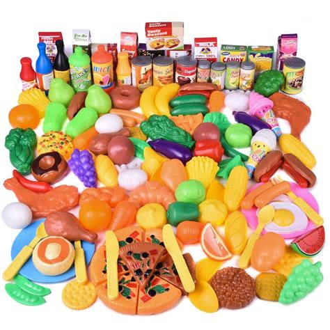 Play Food For Kids Fun Fast Doll Food Pretend Grocery Kitchen Deluxe