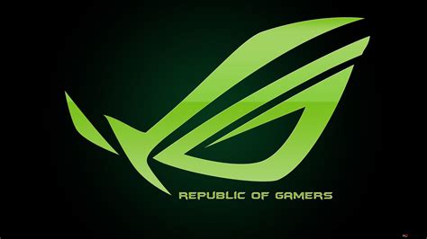 Download Wallpapers 4k Republic Of Gamers Neon Logo Rog Logo Asus Images