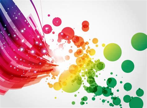 Abstract Colorful Vector Background Art Free Vector Graphics All