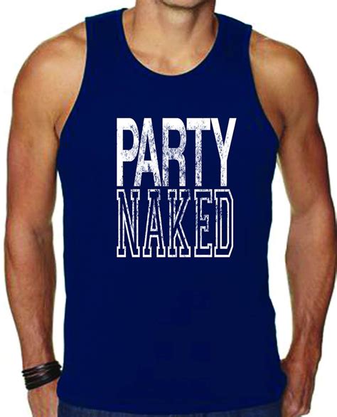 Party Naked Colorful Tank Etsy