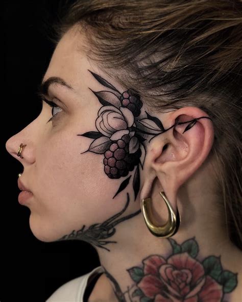 Tattoo Artist Friedrich Übler Color New School Face And Head Tattoo
