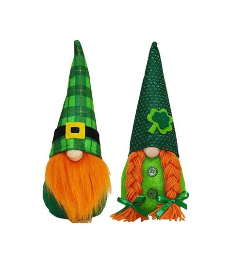 St Patrick S Day Gnome Standing Gnome Paddy S Day Etsy