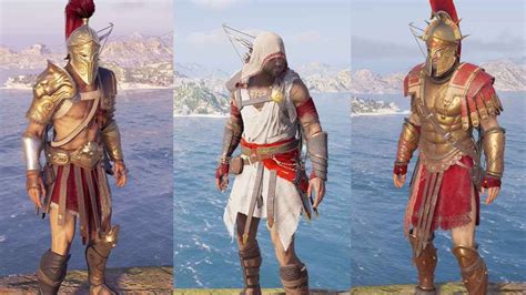 Assassins Creed Odyssey All Legendary Armor Sets Showcase Youtube