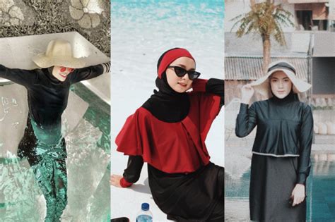 Inspirasi Baju Renang Untuk Wanita Berhijab Ala Selebgram Wokeid
