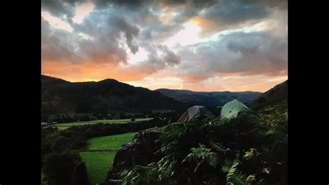 Lake District Wild Camping Awesome Drone Footage Youtube