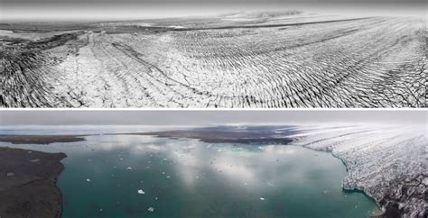 Images Reveal Icelands Glacier Melt Bbc News