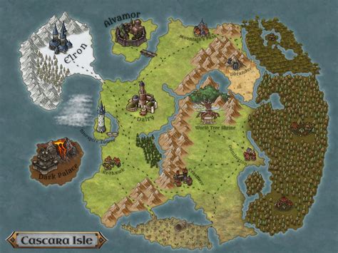 My First Map Made Using Inkarnate And Soon To Be Used In A
