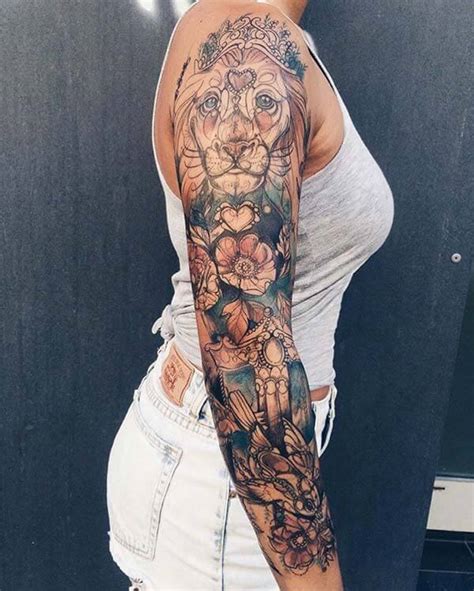 Lion Tattoos For Women Best Lion Tattoo Tattoos Ideas